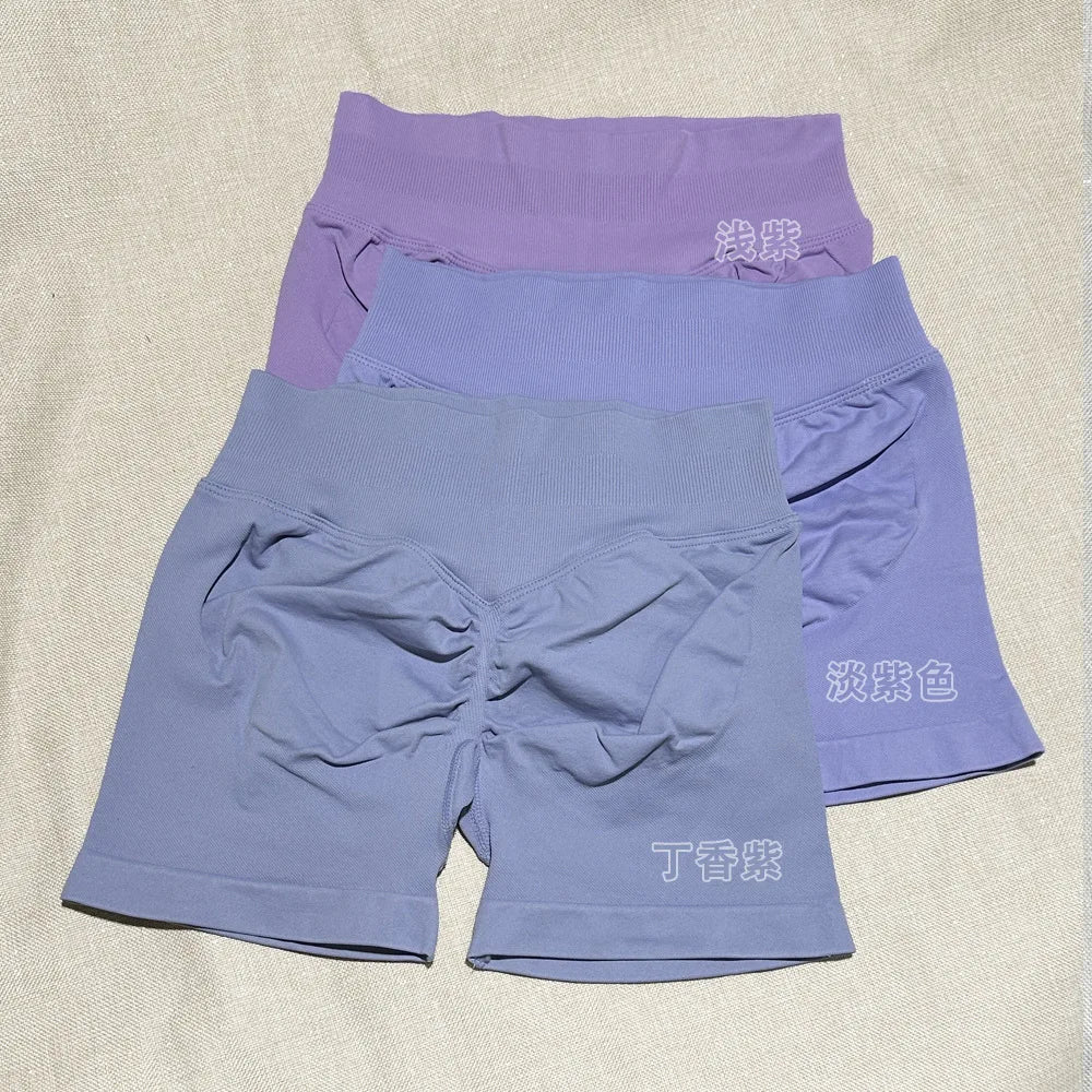 2026 NEW Running Sports Shorts Women Buttock Lift Leggings Women Cycling Slim Fit Workout Shorts High Waist Yoga Shorts