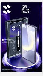 SmartDevil Staubfreie Displayschutzfolie aus gehärtetem Glas für Samsung S26 Ultra HD, klare Displayschutzfolie für Samsung S25 S24, Anti-Fingerabdruck