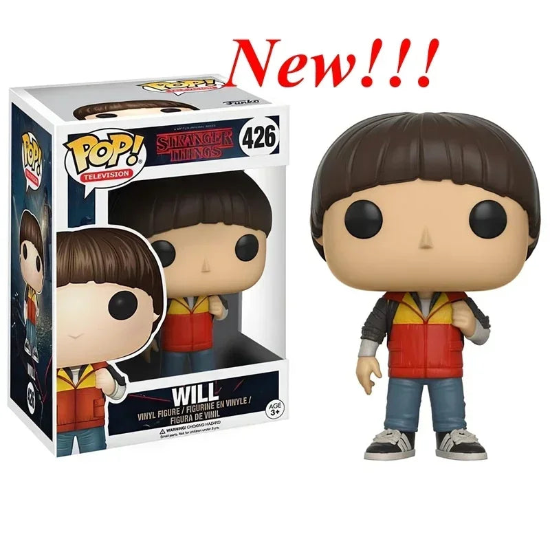 NEU!!! FUNKO POP Stranger Series #1462 Eddie #1250 Dustin Steve Robin Eleven Vinyl-Actionfiguren-Sammlermodelle für Geschenke