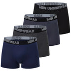 4/10 Stück Herren- und Teenager-Vierjahreszeiten-Boxershorts mit Gummizug und elastischem Bund, vielseitig, Übergröße, Sportshorts