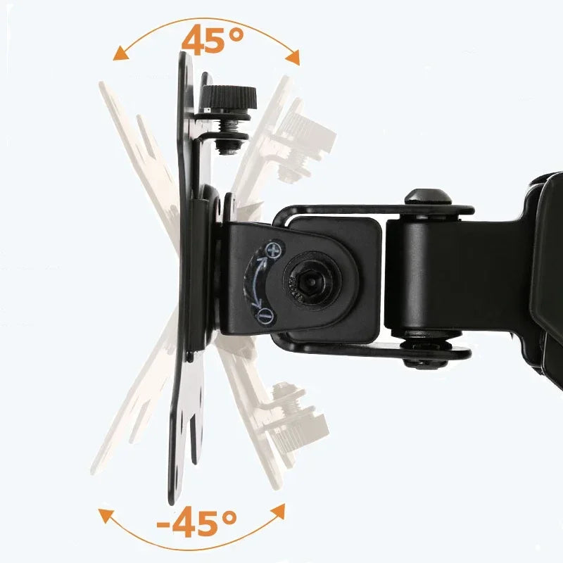 Single Monitor Mount Stand Up to 32 Inch 19.8lbs Universal VESA Desk Bracket Height Adjustable Computer Screen Holder