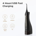 Fairywill Water Dental Flosser Zähne Tragbarer kabelloser USB Munddusche Reiniger IPX7 Wasserdichtes Elektrische Zahnbürsten Set Zuhause