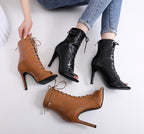 Damen Party Stiefel 2020 Damen Sexy Stilettos High Heels Schuhe Damen Latein Tanzschuhe Latein 2020 Für den Ballsaal