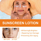 EELHOE Sonnenschutz Gesicht Ölregulierung UV-Isolation Anti-Sonne Feuchtigkeitsspendende Gesichts-Sonnencreme LSF 50 Gesichtsreparatur Hautpflege Sonnenbräunungslotion