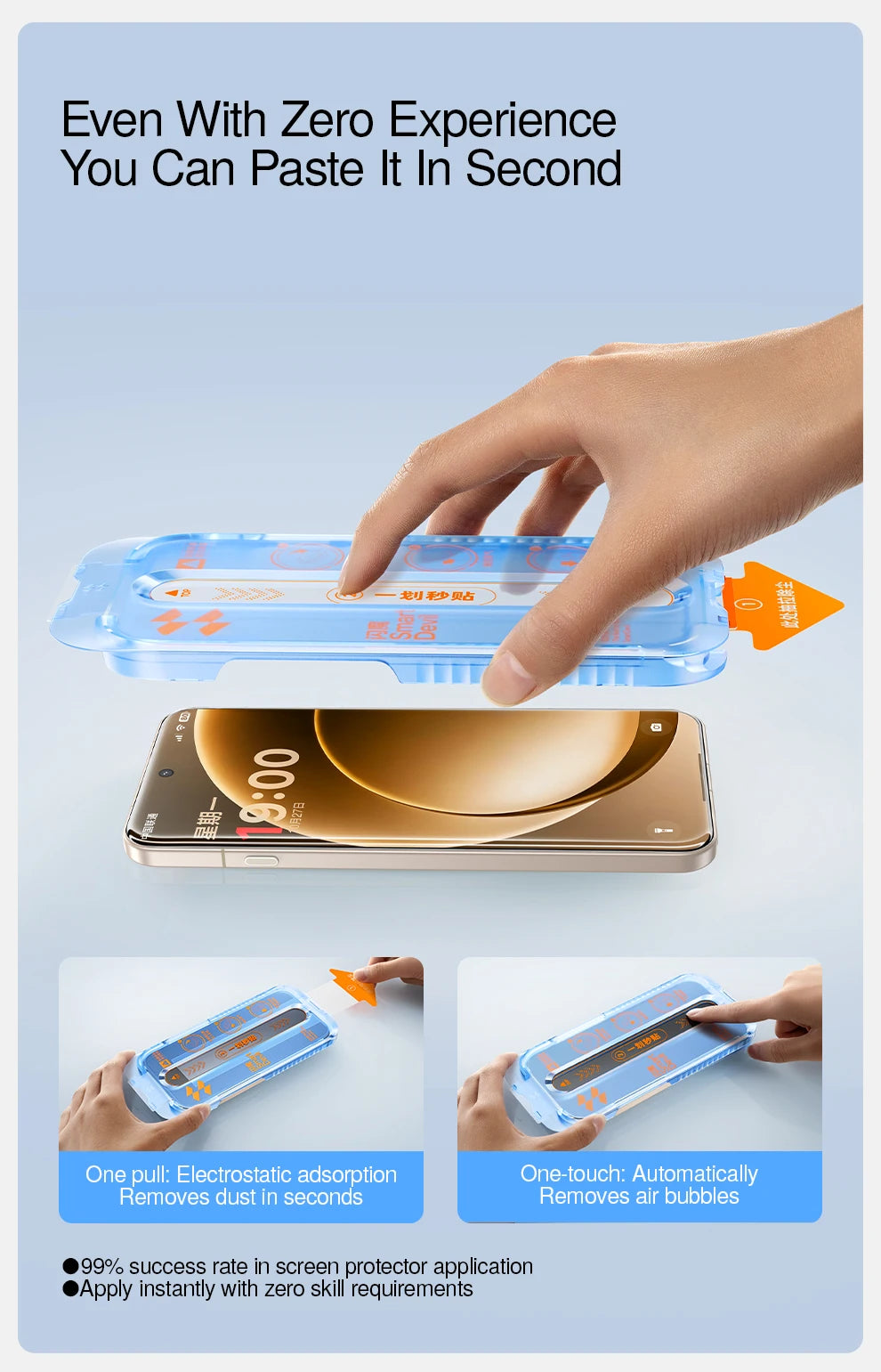 SmartDevil Staubfreie Kabine Displayschutzfolie aus gehärtetem Glas für OnePlus 15 Ace 6 HD Displayschutzfolie für OnePlus Ace 5 Pro Anti-Fingerabdruck
