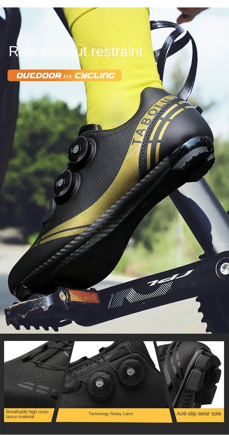 Fahrradschuhe aktualisiertes Modell MTB Fahrrad Herren Rennen Wettkampf selbstsichernd Speed Fahrrad Sportschuhe Damen Spd Cleats Radschuhe