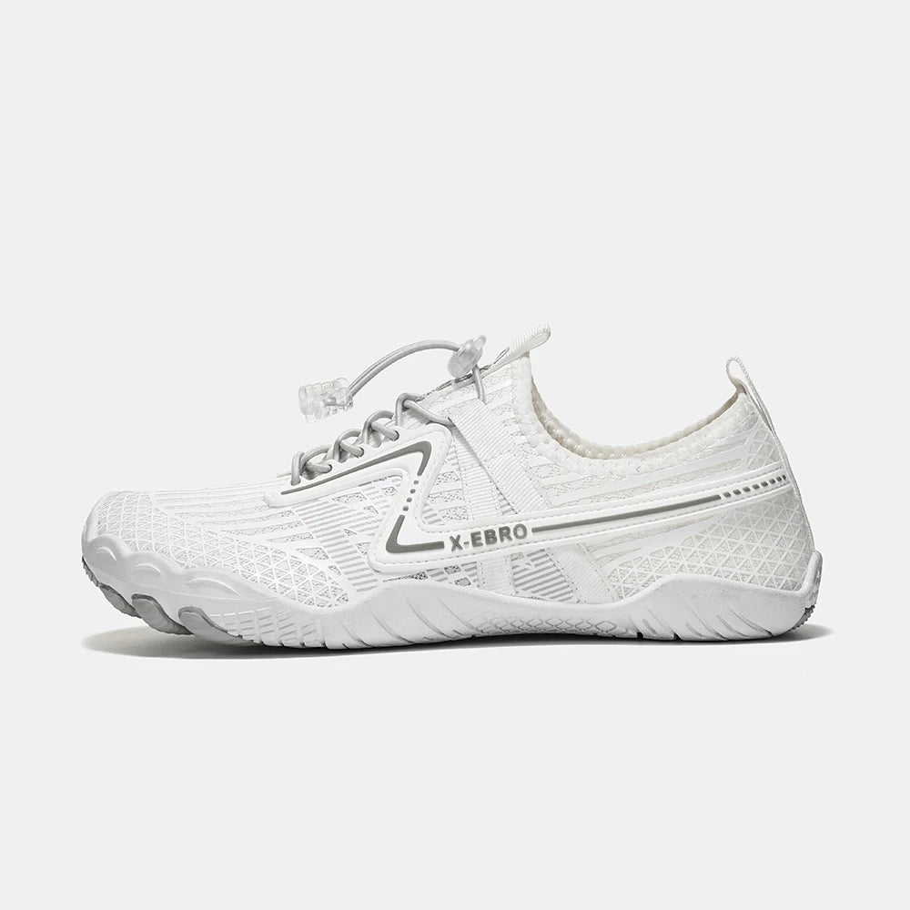 Oiaano Barfußschuhe Herren Schwarz Damen Wassernetz Minimalistische Sneaker Sport Aqua Strand Weiche Sohle Leicht Atmungsaktiv Outdoor Wandern