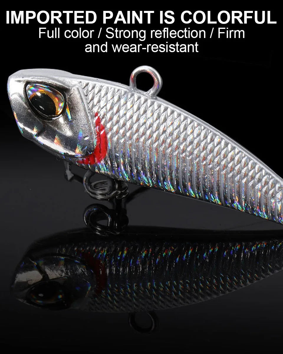 WALK FISH 7g 11g 15g 21g Spinnerbait Metall VIB Angelköder rotierender Schwanz Vibration Pailletten Japan Wobbler Trollingköder Pesca