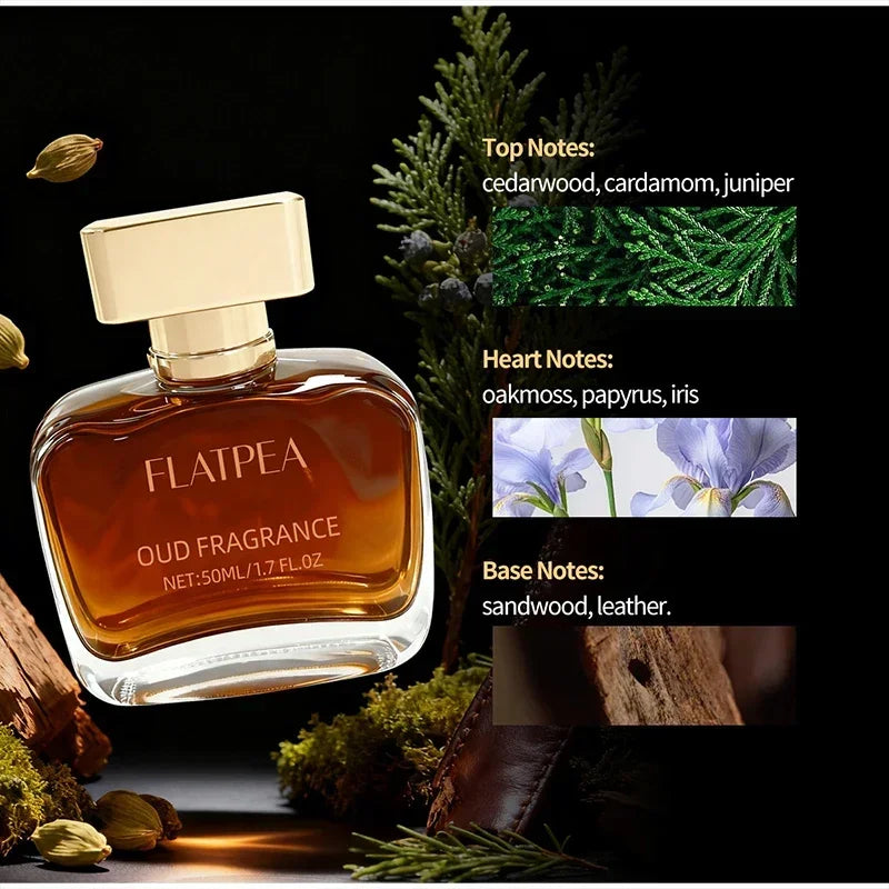 Arabian Brand Parfüm Hochwertiges Herrenparfüm Moschus-Oud und Zedernholz Holziger Duft Lang anhaltend und charmant Eau de Toilette für Herren