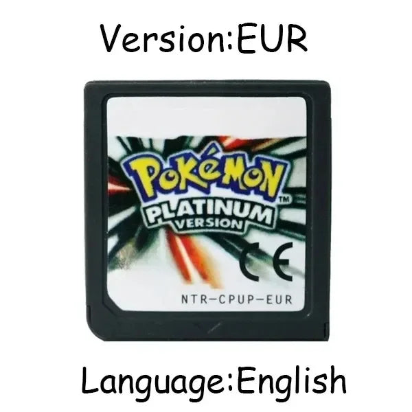 Pokemon Serie DS Spielmodul Videospielkonsole Karte HeartGold SoulSilver Diamond Platinum Pearl Mehrsprachig für NDS 3DS