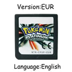 Pokemon Serie DS Spielmodul Videospielkonsole Karte HeartGold SoulSilver Diamond Platinum Pearl Mehrsprachig für NDS 3DS