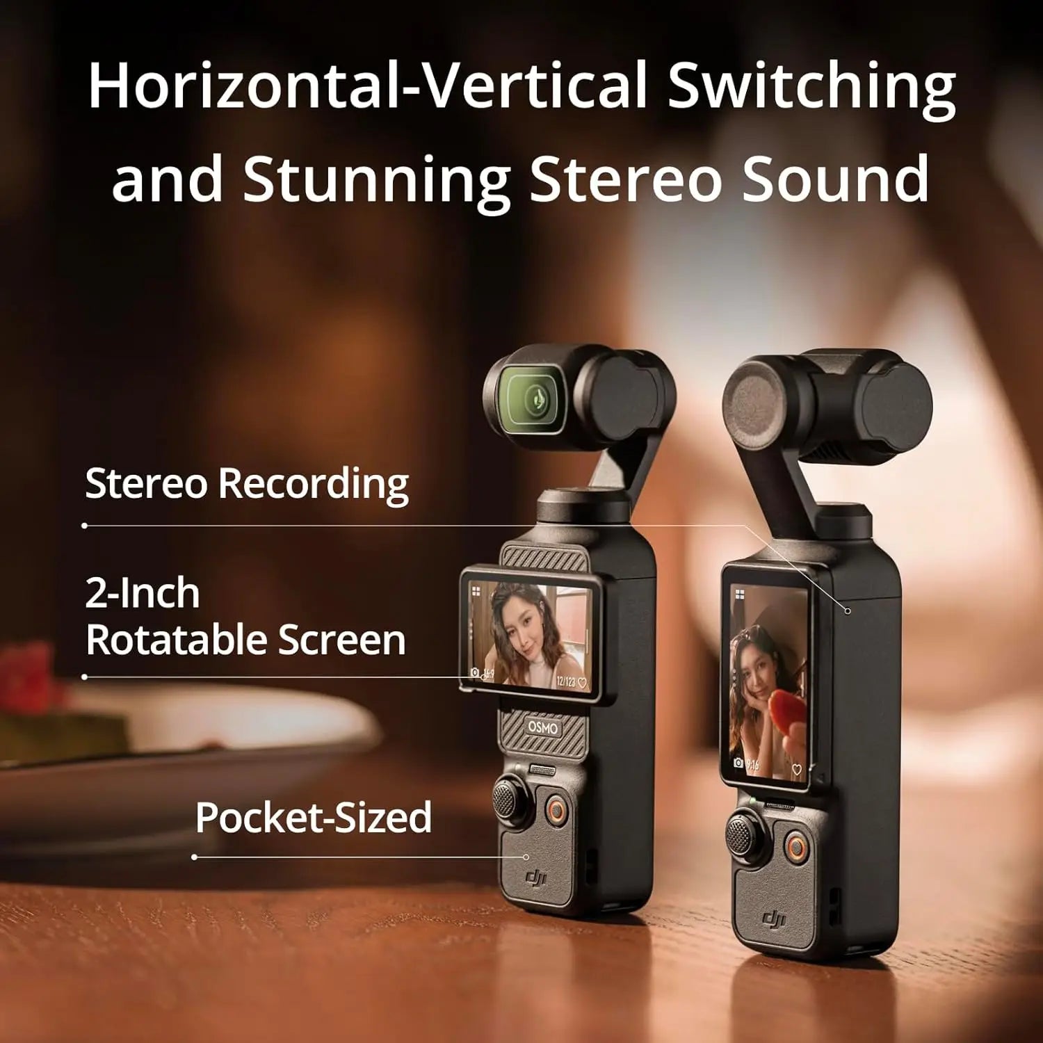 [New&Original] DJI OSMO Pocket 3 Powerful 1-Inch Sensor 4K/120fps 2-Inch Rotatable Touchscreen Original Brand New EU Stock