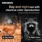 NOHAWK 2K Digitales Nachtsichtfernglas mit Laserentfernungsmesser, 4-stufig einstellbarem Infrarot, Foto-/Videoaufzeichnung für die Jagd