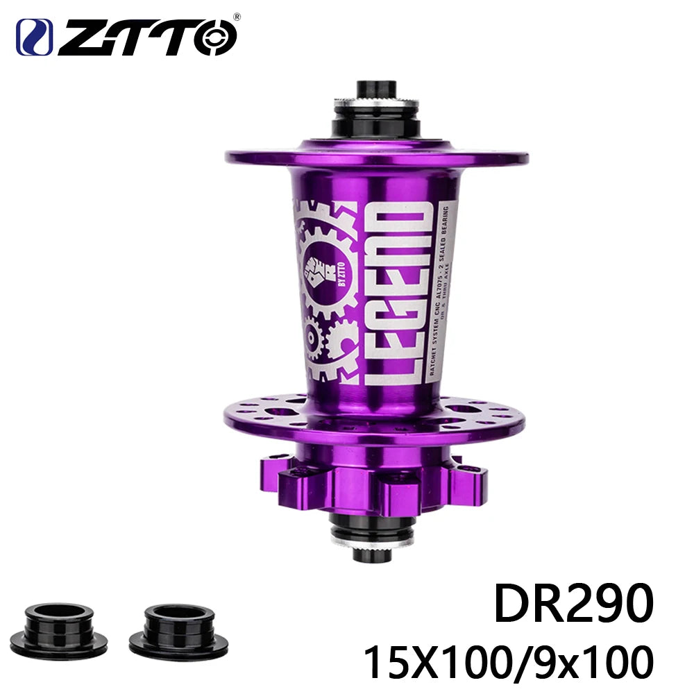 ZTTO MTB 32 Loch Scheibenbremsnabe Vorderradnabe 6-Loch Boost Nabe 15x110 Steckachse 15x100 32H Maza 9x100 QR gedichtete Lager