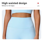 Hearuisavy Sommer Superweiches 2-teiliges Damen-Sportshorts-Set atmungsaktives Fitness-Yoga-BH Freizeit-Push-Up-Workout-Crop-Top