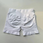 Impact Shorts 4.5" Nahtlos, hochelastisch, niedrig gerippter Bund, dezenter Po-Kontur-Shorts, Fitness Workout Yoga Gym Shorts