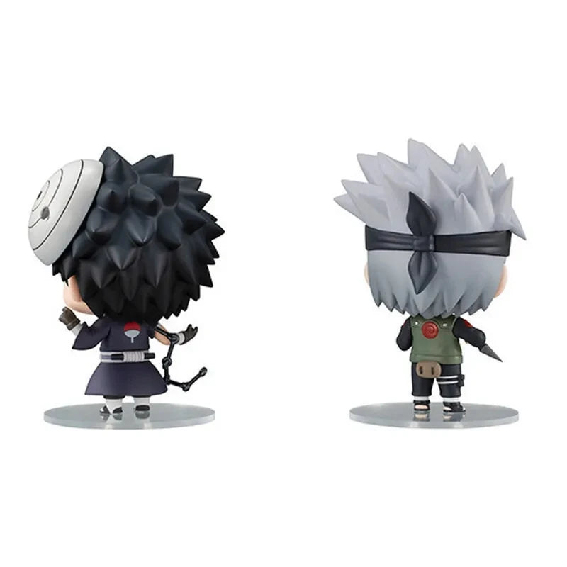 Anime Naruto Actionfigur Naruto Sasuke Kakashi Itachi Modell Spielzeug Desktop Ornament Dekoration Geschenk Junge Mädchen