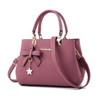 Neue koreanische Version trendige Herbst- und Winter-Schleifen-Damenhandtasche tragbare Umhängetasche Killer Bag Muttertasche großes Fassungsvermögen