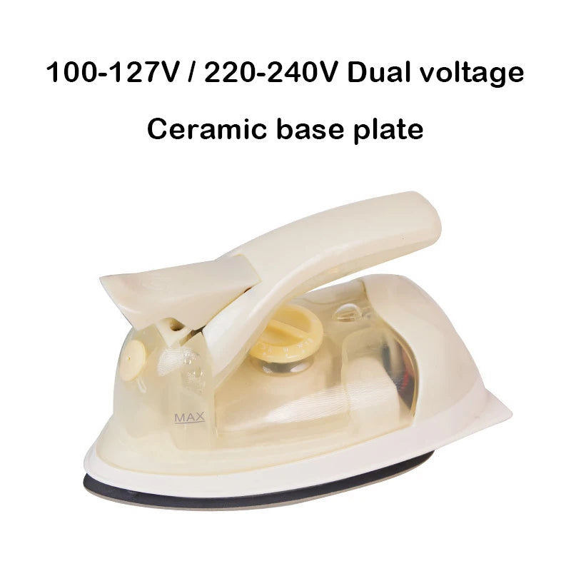 100-240V Mini-Bügeleisen Handheld-Dampfbügler Keramiksohle Nass-Trocken-Dual-Use Kleidung Stoffbügeleisen tragbar für Reisen