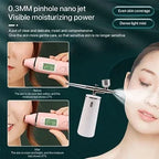 Nano-Spray- & Sauerstoffinfusions-Gesichtsgerät – feuchtigkeitsspendendes und aufhellendes Gerät für das Home-Spa, tragbares Hochdruck-Hautpflegegerät