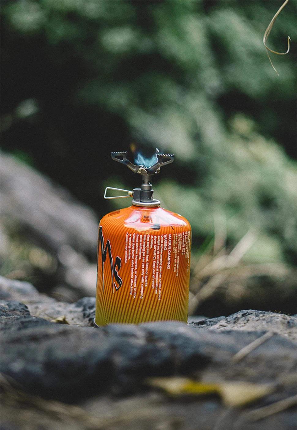 BRS Outdoor Gas Stove Mini Camping Gaskocher 25g Ultraleicht Titan Picknick Wanderkocher Überlebensofen BRS-3000T