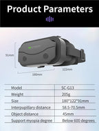 VR Brille 3D Virtual Reality Headset Geräte Helm Linsen Goggles Smart Für Smartphones Handy Mobil Spiel Viar Viewer Set