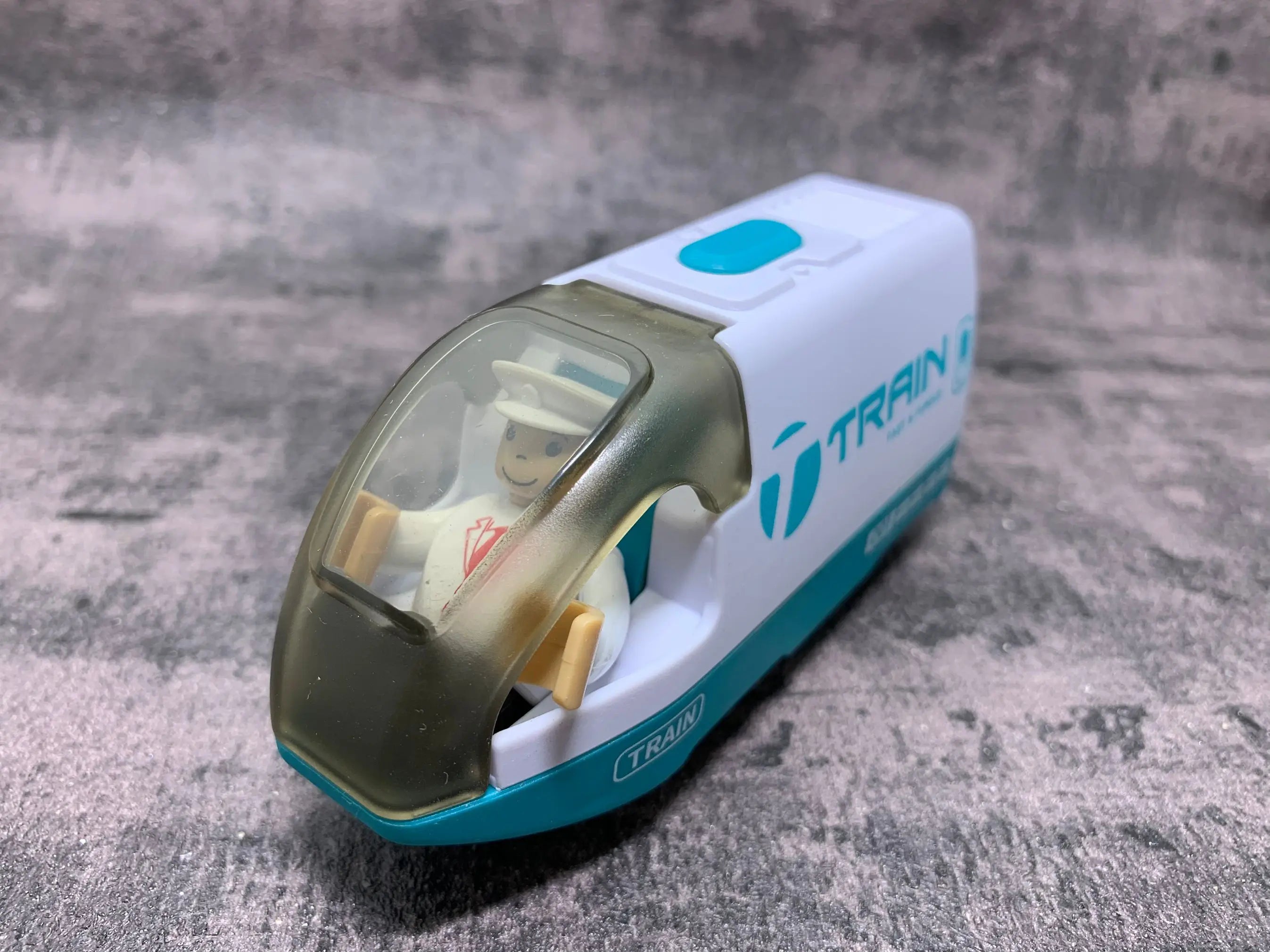 Elektrische Zuglokomotive Magnetisches Auto Druckguss-Modell Steckplatz passend für alle Marken Holzzugschienenbahn für Kinder Spielzeug W02