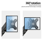 Universal Single Monitor Bracket Up To 32 Inches And 19.8 Lbs Per Screen Computer Desk Mount Stand Adjustable Computer Bracket