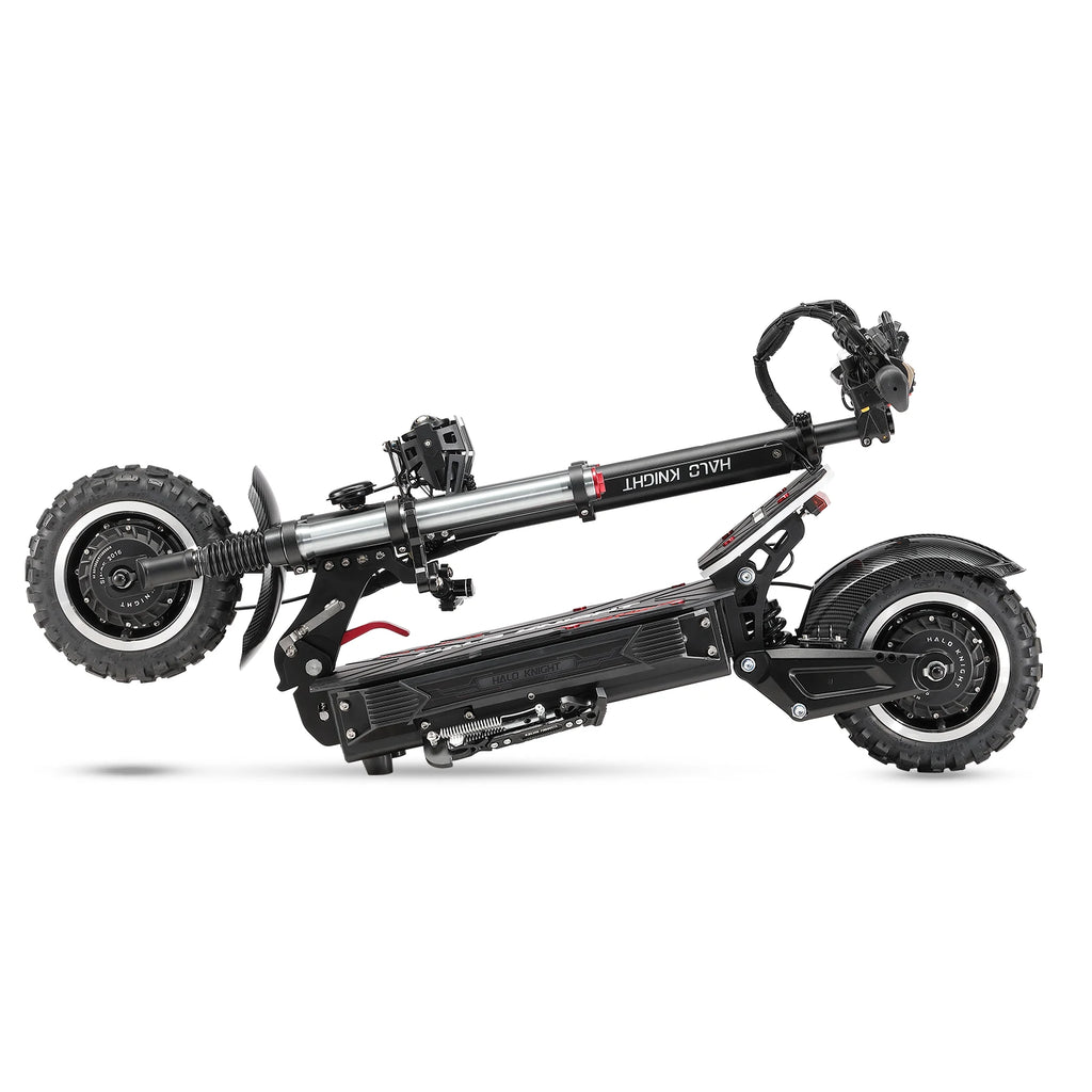 Neuer HALO KNIGHT T107Pro Smart E-Scooter für Erwachsene, großes Display, 60V 38.4Ah Akku, 3000W Dualmotor, 95KM/H Leistungsstarker Elektroroller