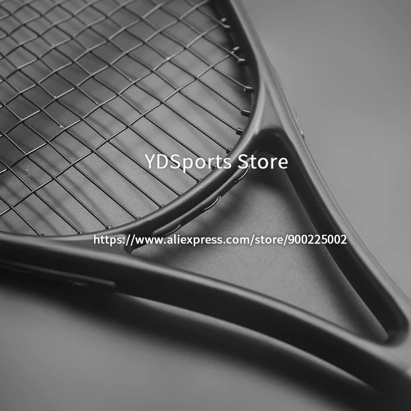 1x 27 Zoll Tennis-Racket, besaitet, Carbon-Aluminium-Legierung, Freizeit-Schläger, stoßfest, mit Tragetasche, für Erwachsene