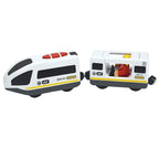 Holz-Lokomotive, magnetische elektrische Eisenbahn-Spielzeuge, passend für Biro-Holz-Druckguss-Schlitz-Eisenbahnstrecke, pädagogisches Spielzeug für Kinder