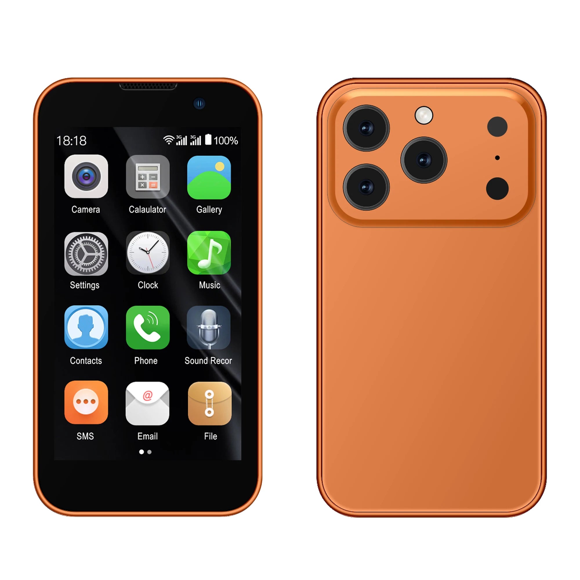 SERVO 17SE MINI 3G winziges Smartphone Android System Play Store 2GB+16GB WhatsApp GPS WiFi Dual-SIM 3.0" kleines intelligentes Handy