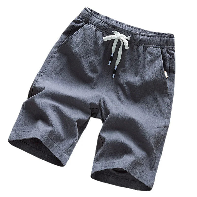 Herren-Sommer-Freizeithose in großen Größen, Strandhose, Laufhose, gerade kurze Hose, dünne Jogginghose, Freizeit-Loose-Shorts