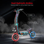HALO KNIGHT T107Max 72V 8000W Elektroroller für Erwachsene, schnell, 120km/h, Leistungsstarker Doppelmotor, E-Scooter, Top E-Scooter
