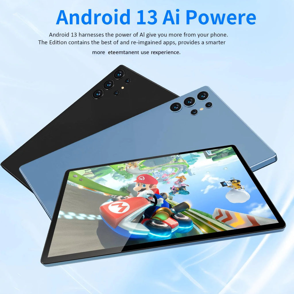 2025 Neu verbessertes Pad 10,1 Zoll Android-Tablet Octa Core 6GB RAM 128GB ROM Dual-Netzwerk WLAN Dual-Kameras Tablet PC 6000mAh