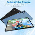 2025 Neu verbessertes Pad 10,1 Zoll Android-Tablet Octa Core 6GB RAM 128GB ROM Dual-Netzwerk WLAN Dual-Kameras Tablet PC 6000mAh