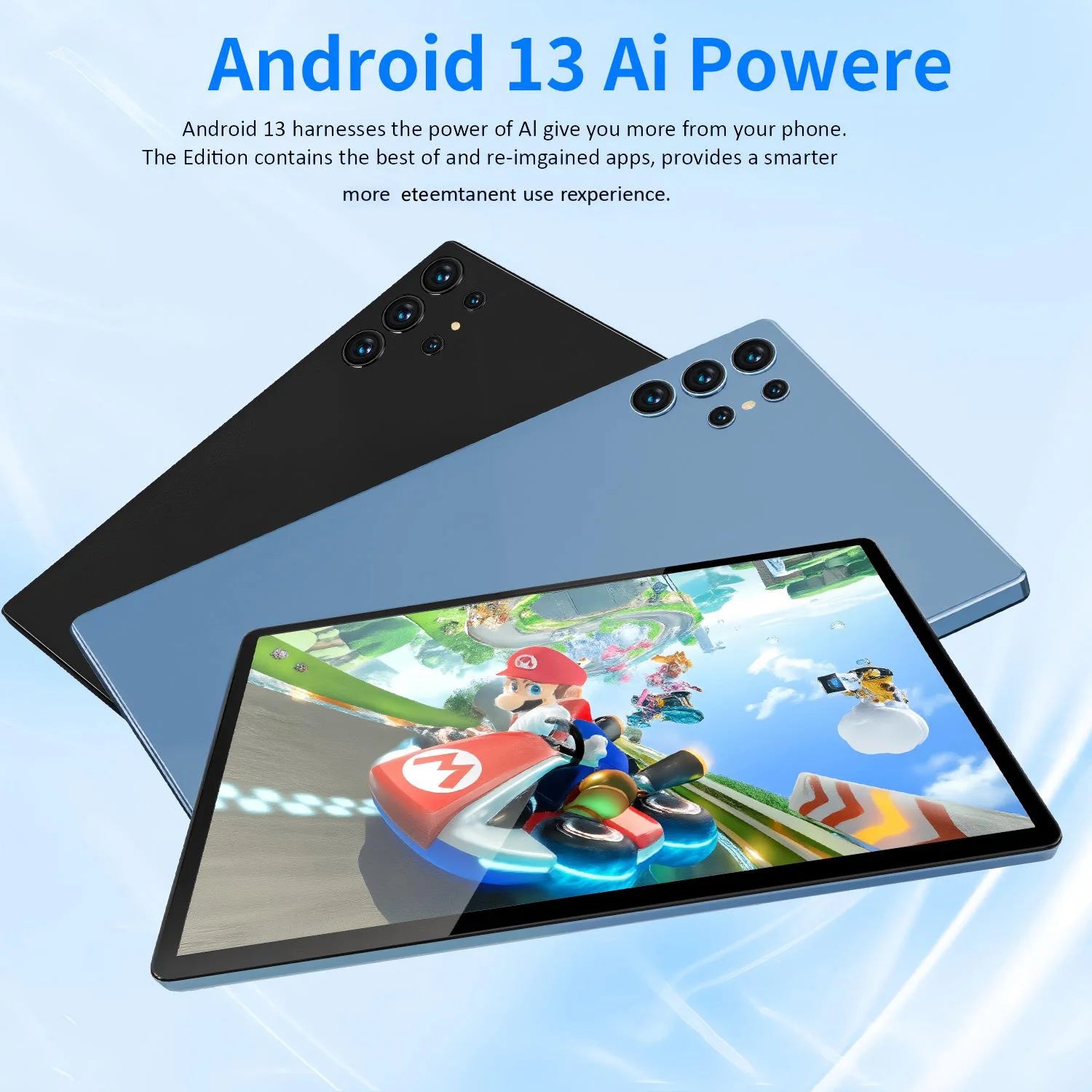 2025 Neu verbessertes Pad 10,1 Zoll Android-Tablet Octa Core 6GB RAM 128GB ROM Dual-Netzwerk WLAN Dual-Kameras Tablet PC 6000mAh
