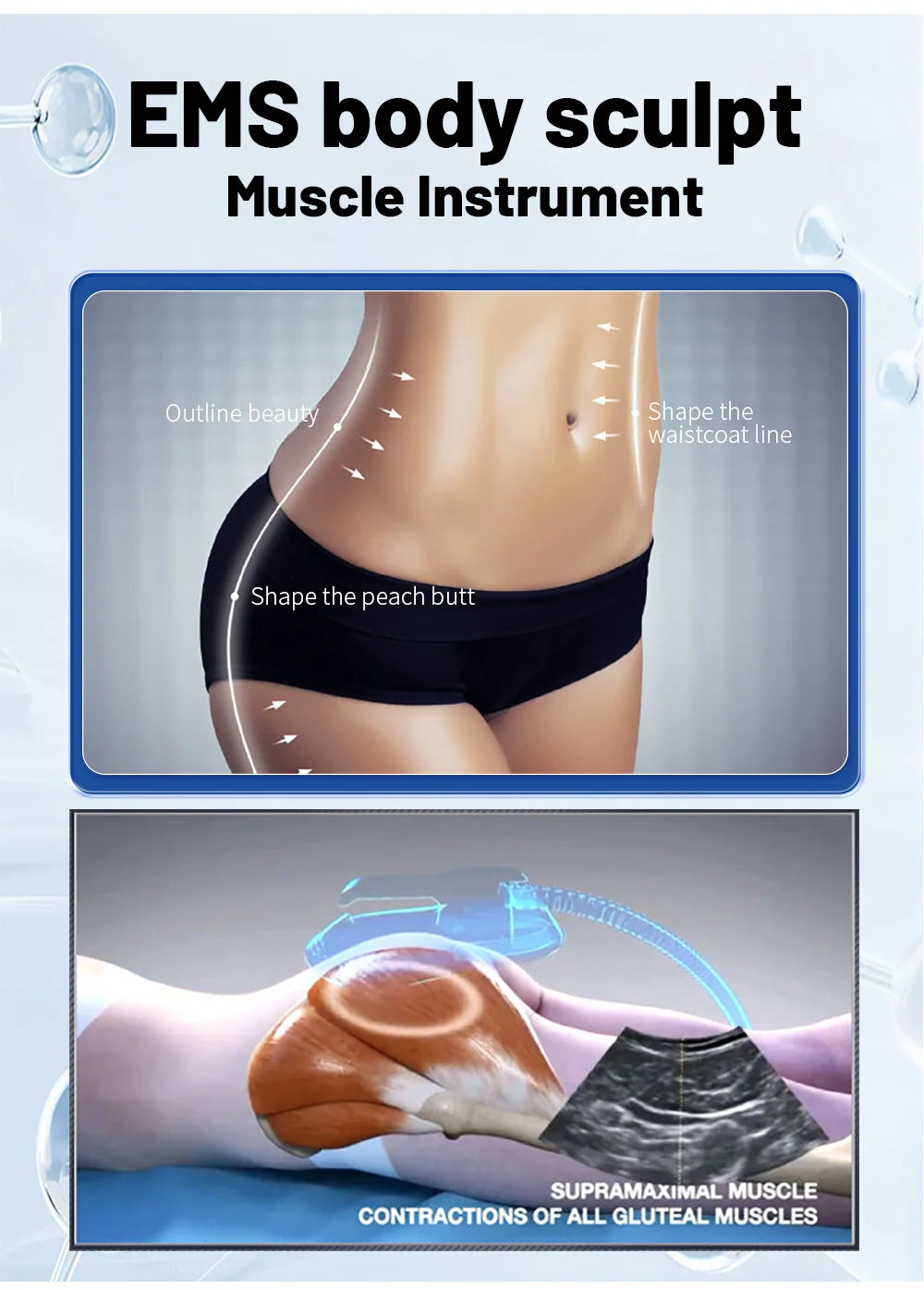 Neuestes Myoslim Neo RF EMS Body Sculpting Po-Lift EMS Gerät 6500W HI-EMT Muskelstimulator Körperformungs-Massagegerät