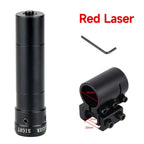 Outdoor Rotpunkt-Rot-/Grün-Laservisier Jagdzubehör Sport-Weitdistanz-Laserkalibrator für 11/20mm Schiene