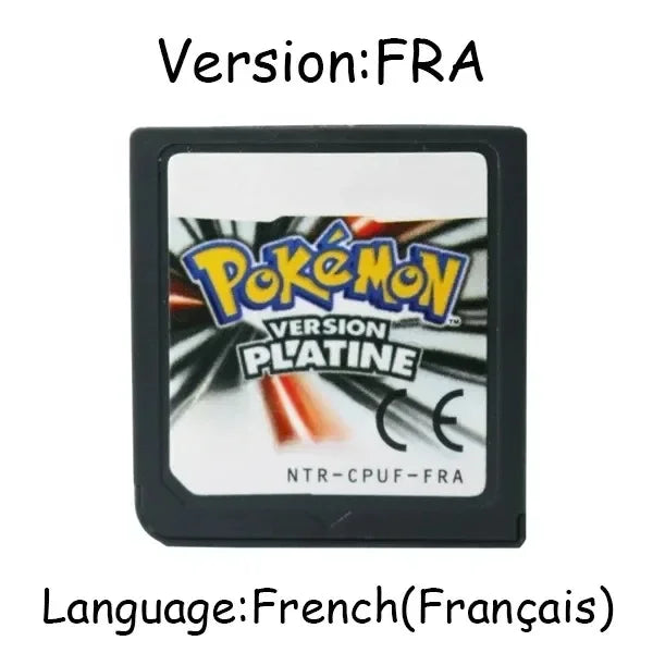 Pokemon Serie DS Spielmodul Videospielkonsole Karte HeartGold SoulSilver Diamond Platinum Pearl Mehrsprachig für NDS 3DS