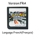 Pokemon Serie DS Spielmodul Videospielkonsole Karte HeartGold SoulSilver Diamond Platinum Pearl Mehrsprachig für NDS 3DS