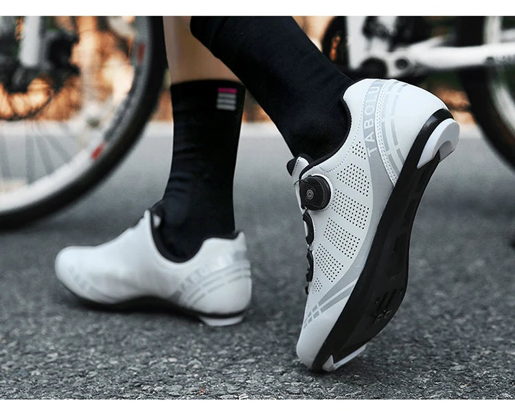 Fahrradschuhe aktualisiertes Modell MTB Fahrrad Herren Rennen Wettkampf selbstsichernd Speed Fahrrad Sportschuhe Damen Spd Cleats Radschuhe