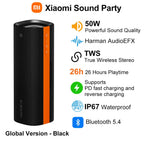 Xiaomi Sound Party, 50W tragbarer Bluetooth-Lautsprecher, Harman AudioEFX TWS-Modus 26h Wiedergabezeit, Smart Connectivity Wireless Speaker