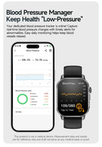 Neue präzise Gesundheits-Smartwatch EKG+HRV Harnsäure Blutfette Emotionswahrnehmung Bluetooth-Anruf Smartwatches für Männer und Frauen