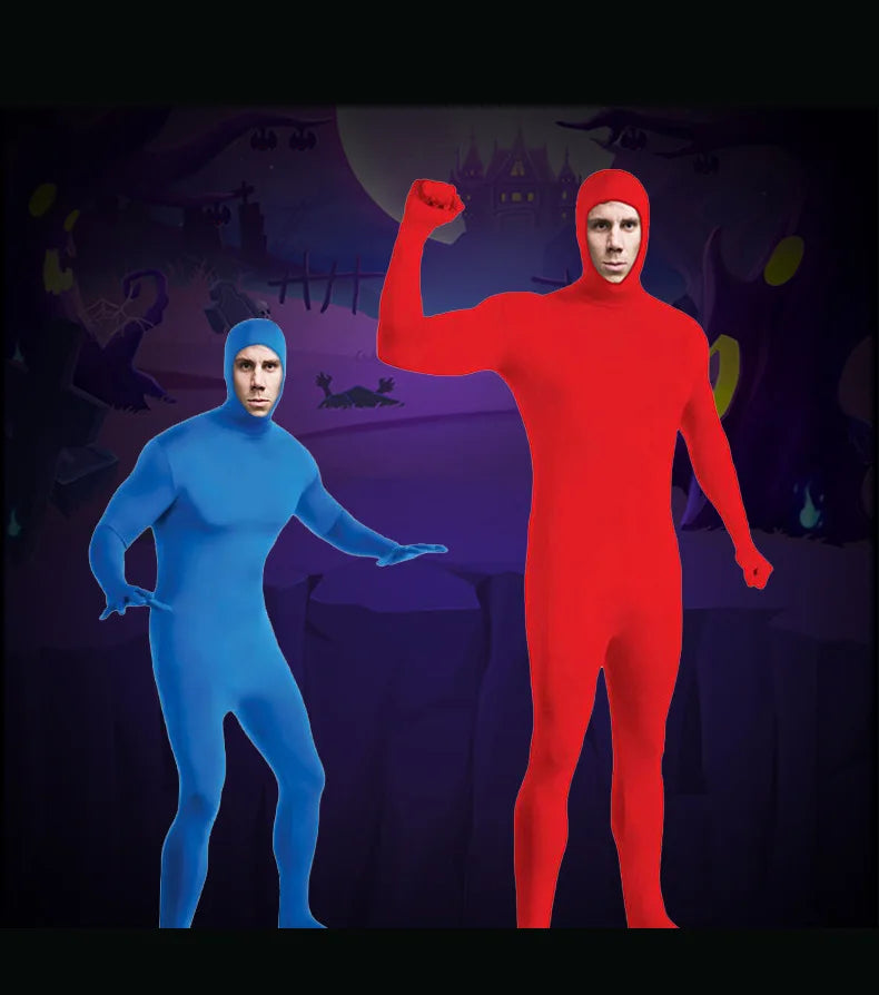 Neuer Kinder- und Erwachsenen-Zentai-Ganzkörperanzug, zweite Haut, eng anliegend, Spandex-Nylon-Bodysuit, Neuheit, Herren, Damen, Tanz-Jumpsuit, Cosplay-Kostüme