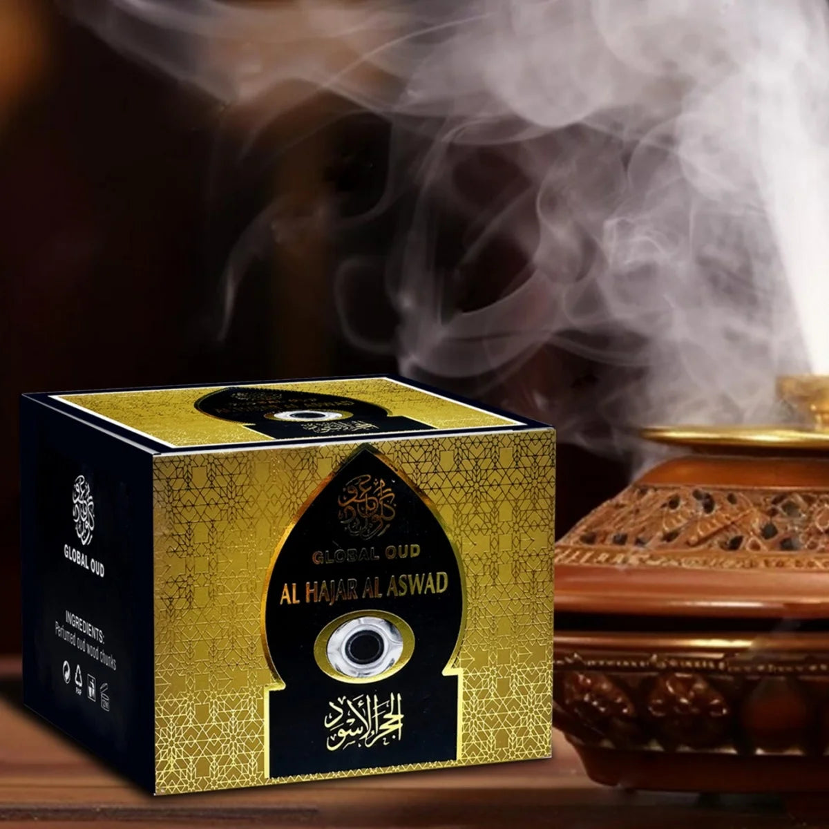 Luxus-Räucherwerk – Traditioneller arabischer Duft für Keramik- / tragbare Brenner, handgefertigtes Räucherwerk, Aromatherapie, Sandelholzduft, Geschenk