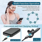 YYK-520 Kabellose Kopfhörer Business Bluetooth 5.3 Ohrhörer Freisprechanruf Mikrofon Geräuschunterdrückung Headset In-Ear-Kopfhörer zum Autofahren