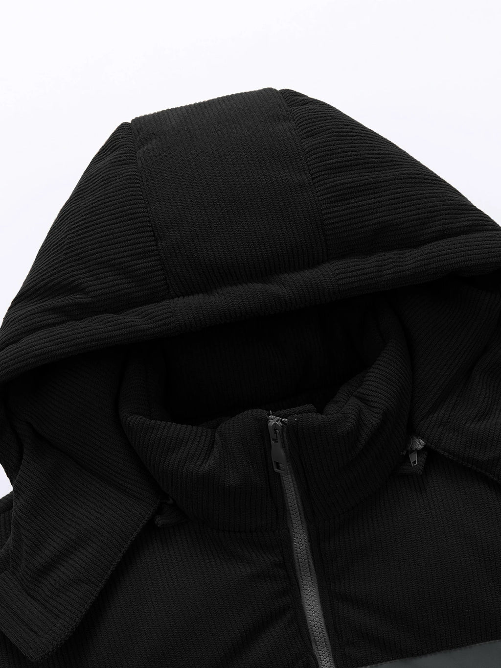 Herren-Kapuzenjacke aus Baumwolle, winterlich verdickt und warm, winddicht und kältebeständig, schlicht und vielseitig als Arbeitskleidung