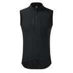 YKYWBIKE Herren Radsport Gelit Thermo-Fleece Fahrrad Windjacke Ärmellose Weste Winddicht Wasserdicht Radfahren