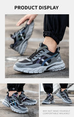Herren-Sicherheitsschuhe, durchtrittsichere Arbeits-Sneaker, leichte Arbeitsschuhe, Herren-Stahlkappenschuhe, Sicherheitsstiefel, unverwüstliche Schuhe